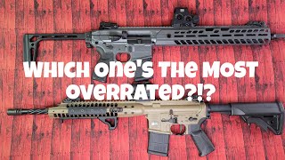 One of these is WAY overrated... But not the one you think.. LWRC IC A5 vs Sig MCX Virtus #guns