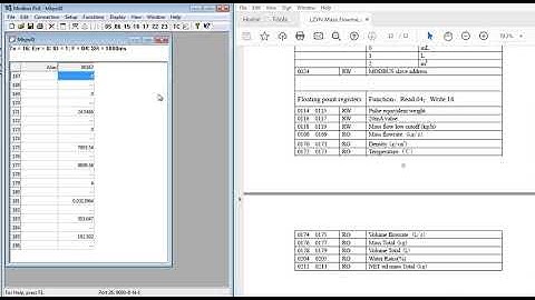 How To Use ModBusPoll for TacticalFlow Coriolis Meters