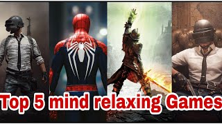 Top 5 Mind Relaxing Games || Top 5 Brain Refreshing Games. #Games #covid19 #pubg #technuts screenshot 1