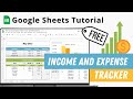 How to build an income and expense tracker from scratch  google sheets tutorial budget spreadsheet