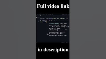 How to know number is odd or even in python