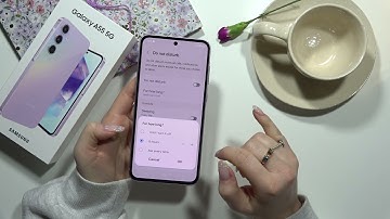 SAMSUNG Galaxy A55 5G: Set Up Duration of Do Not Disturb Mode