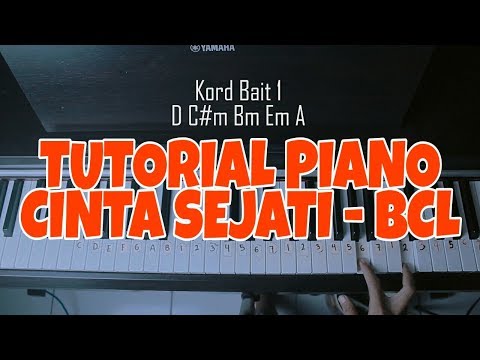 Cinta Sejati - Bunga Citra Lestari OST Habibie & Ainun Tutorial Piano by Adi