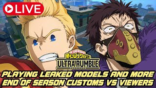 *1 DAY LEFT BUT.....* PLAYING UNRELEASED CHARACTERS IN MY HERO ULTRA RUMBLE!!!!