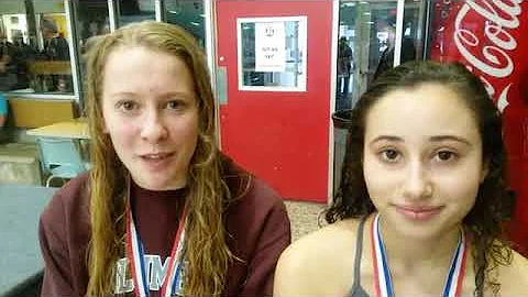 Esther Lawrence,  left,  and Jordan Skilken,  righ...