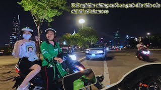 Trải nghiệm ngày đầu tiên của chị tài xế ahamove chuyển sang chạy grab