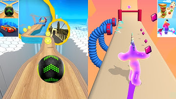 Sandwich Runner, Going Balls, Blob Runner 3D, Race Master 3D All Level Gameplay Android,iOS