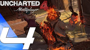 Uncharted 4 Multiplayer - Online Gameplay Session Part 4 - Gold II Rank