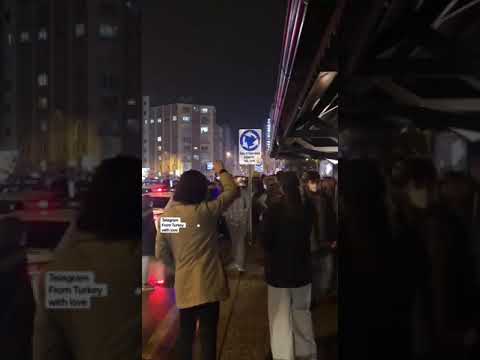 Митингующие в Турции