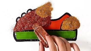 5 fun glitter shoes drawing song for kids nursery rhymes kids songs