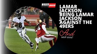 Lamar Jackson’s Unreal Juke on Fred Warner MVP Moves Against the 49ers!