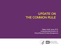 Common rule update