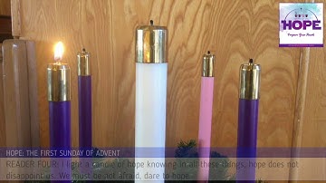 Advent Candle Lighting - Hope
