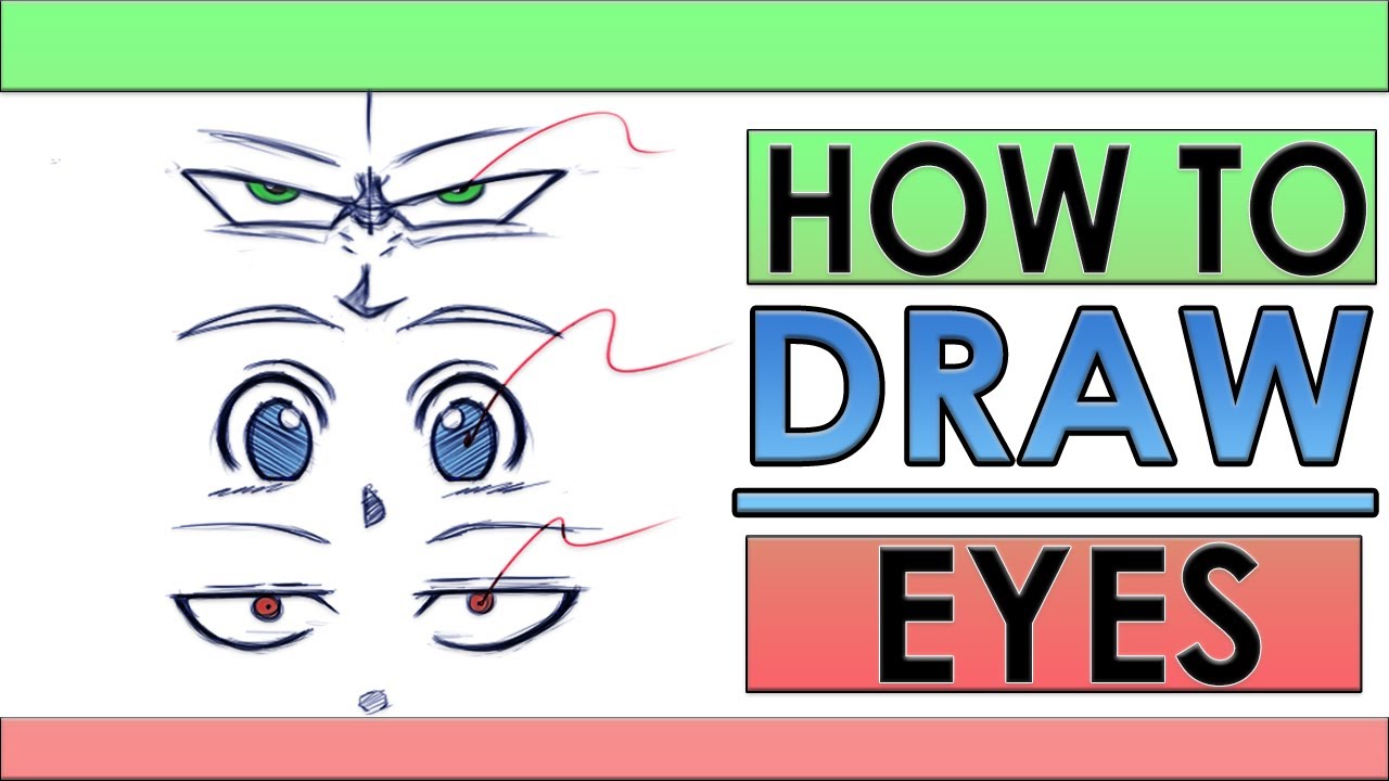 How to Draw Eyes | Anatomy Practice/ Study | Anime Tutorial