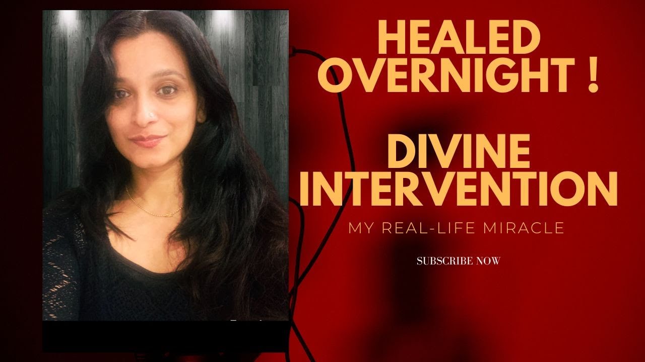 Исцеление за одну ночь — настоящее чудо, навсегда изменившее мою жизнь.