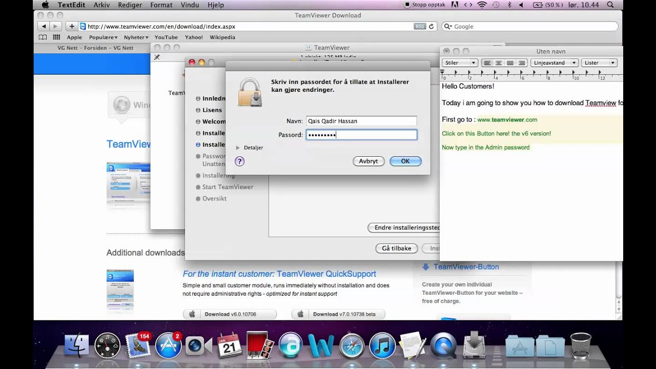 can i download teamviewer on macbook