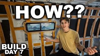 Framing Bunk Windows is HARD | Van Build Day 7