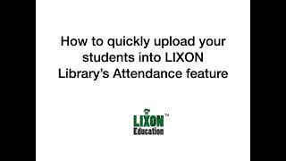 Uploading Classes by CSV file for Attendance