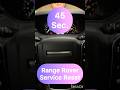 Range Rover Oil Service Reset