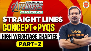 Straight Lines Class 11 Part-2 | Concepts + PYQs | High Weightage Chapter | JEE 2024/25 |JEE Maths