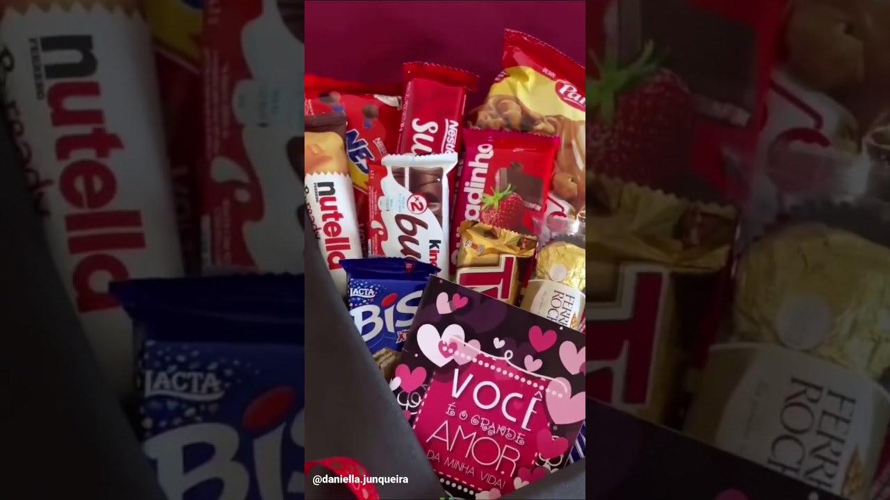 Faça você mesmo, Buquê de Chocolate. 