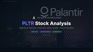 PLTR Stock Analysis — AI & Big Data Platform Leader, BUY or HOLD? | Full Deep Dive
