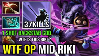WTF IMBA MID RIKI 1 Shot Backstab Max Crit Multiplier Instant Delete Support Hero Dota 2