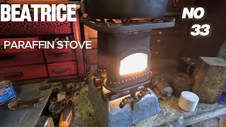 1940 BEATRICE NO 33 CAST IRON PARAFFIN STOVE SHED COOKING - YouTube