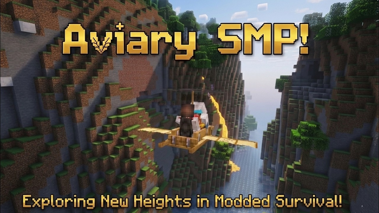 I got invited to a Modded Minecraft SMP! | Aviary SMP - YouTube