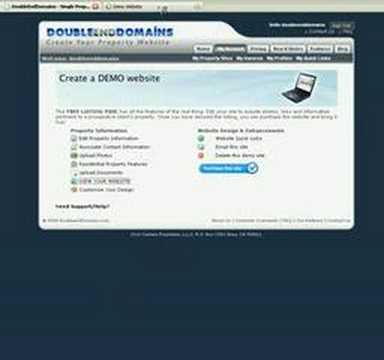 DoubleEndDomains.com - Create Demo Site