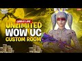 PUBG MOBILE UNLIMITED LIVIK+WOW CUSTOM ROOM RP GIVEAWAY | UBBI IS LIVE |#pubg#pubgmobile#live