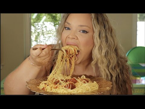 ASMR Spaghetti Bolognese Cooking + Eating! (BIG BITES)