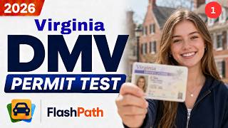 Virginia Learner's Permit Test 2026: Actual DMV Questions & Answers. #drivingtest #virginia