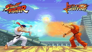 Ryu vs Ryo Sakazaki - Street Fighter X Art of Fighting l Capcom X SNK