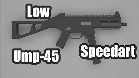 Low Poly Ump-45 Speedart [Blender]