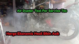 Cobain Pake Air Duster Tool Kompressor Harga Ekonomis Buat Service Motor
