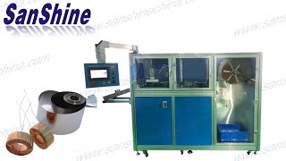 Big size range amorphous ribbon toroidal core fully automatic welding winding machine(SS-RTC04)
