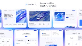 Invstor X - Investors Webflow Template | BRIX Templates Update