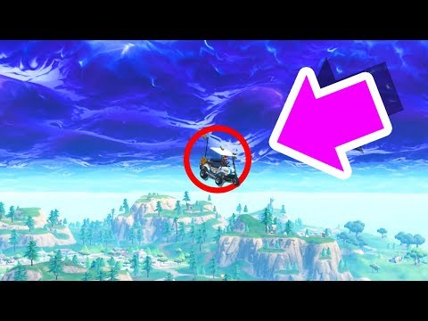 This Happens When You Drive Into A Fortnite Rift Youtube