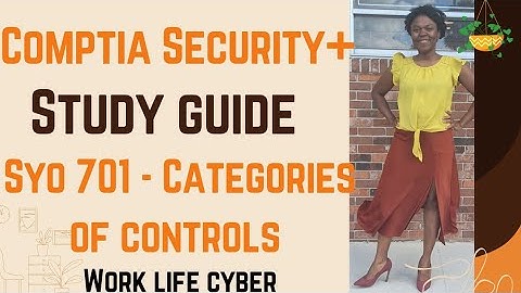 Security Control Categories | Comptia Security+ SYO 701 Training | Domain 1 E3