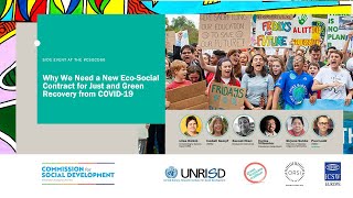 Why We Need a New Eco-Social Contract for Just and Green Recovery from COVID-19