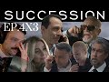 Succession  ep4x3 connors wedding movieman reaction