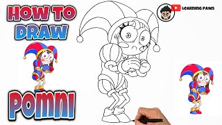 How To Draw Pomni From The Amazing Digital Circus #drawing #art #pomni #amazingdigitalcircus
