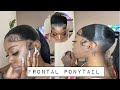 Frontal Ponytail On Natural Hair | Amazon Frontal |