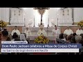 Dom paulo jackson celebrou a missa de corpus christi no bairro do espinheiro em recife