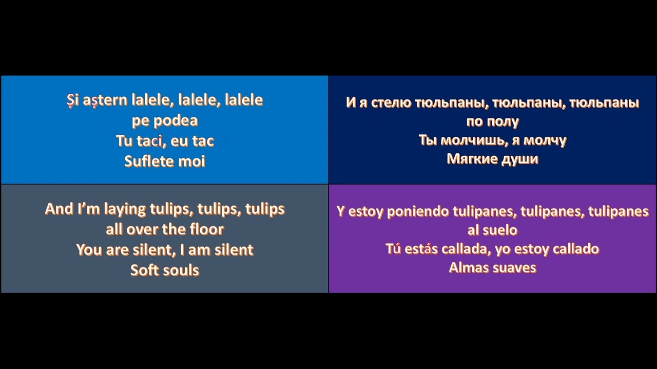 Carla's dreams "Lalele" (тюльпаны, tulips, tulipanes) lyrics video (+ на рус, + in eng, + en esp)