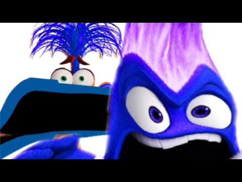 Inside out 2 Anxiety & anger blueberry inflation