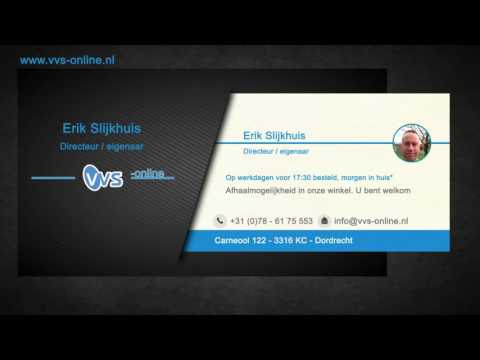 VVS-Online -Business cards - Erik Slijkhuis