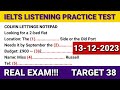 IELTS Listening Practice Test 2023 with Answers - 13/12/2023