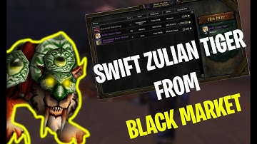 How To Buy Swift Zulian Tiger at Black Market | Get Swift Zulian Tiger from BMAH